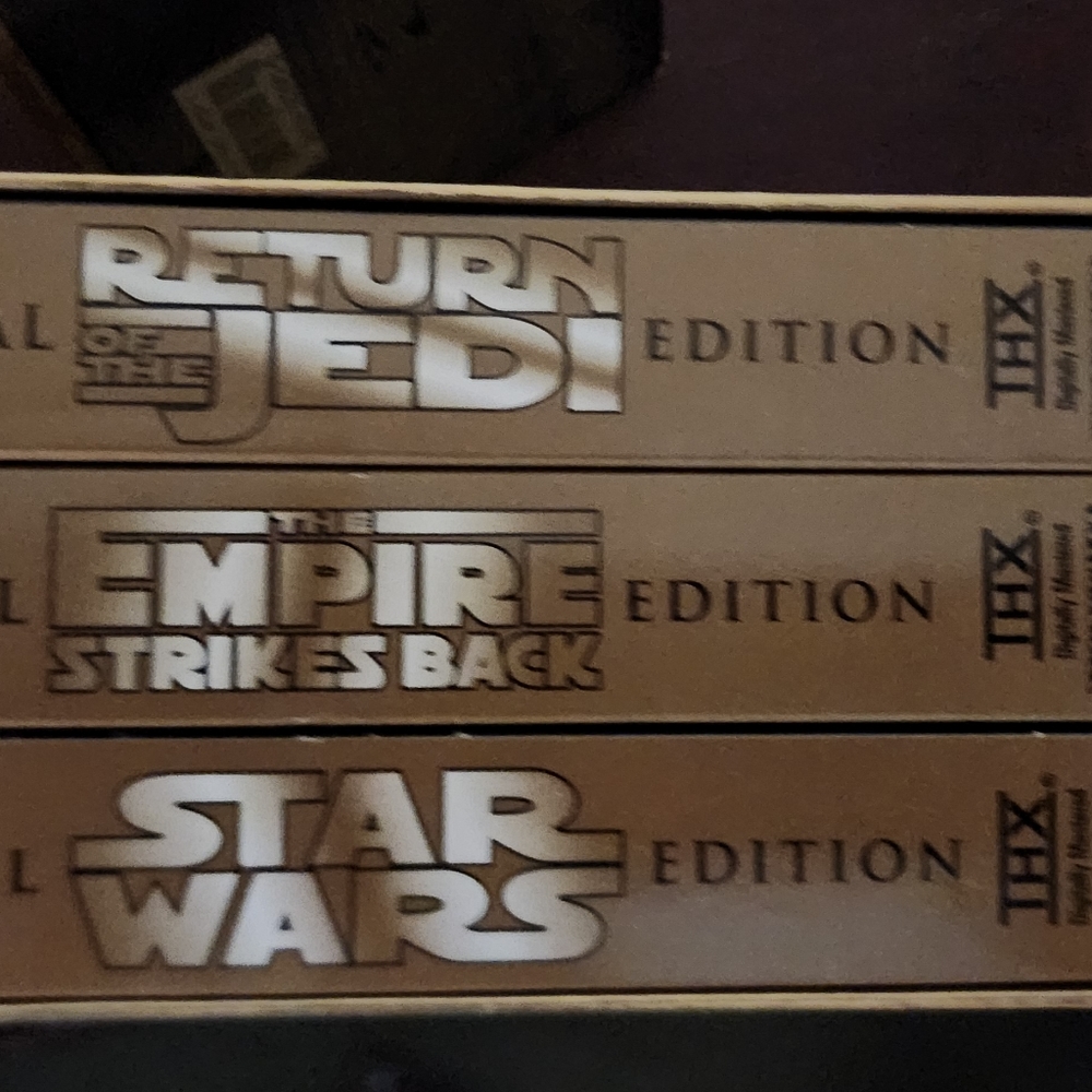 Vintage star wars trilogy